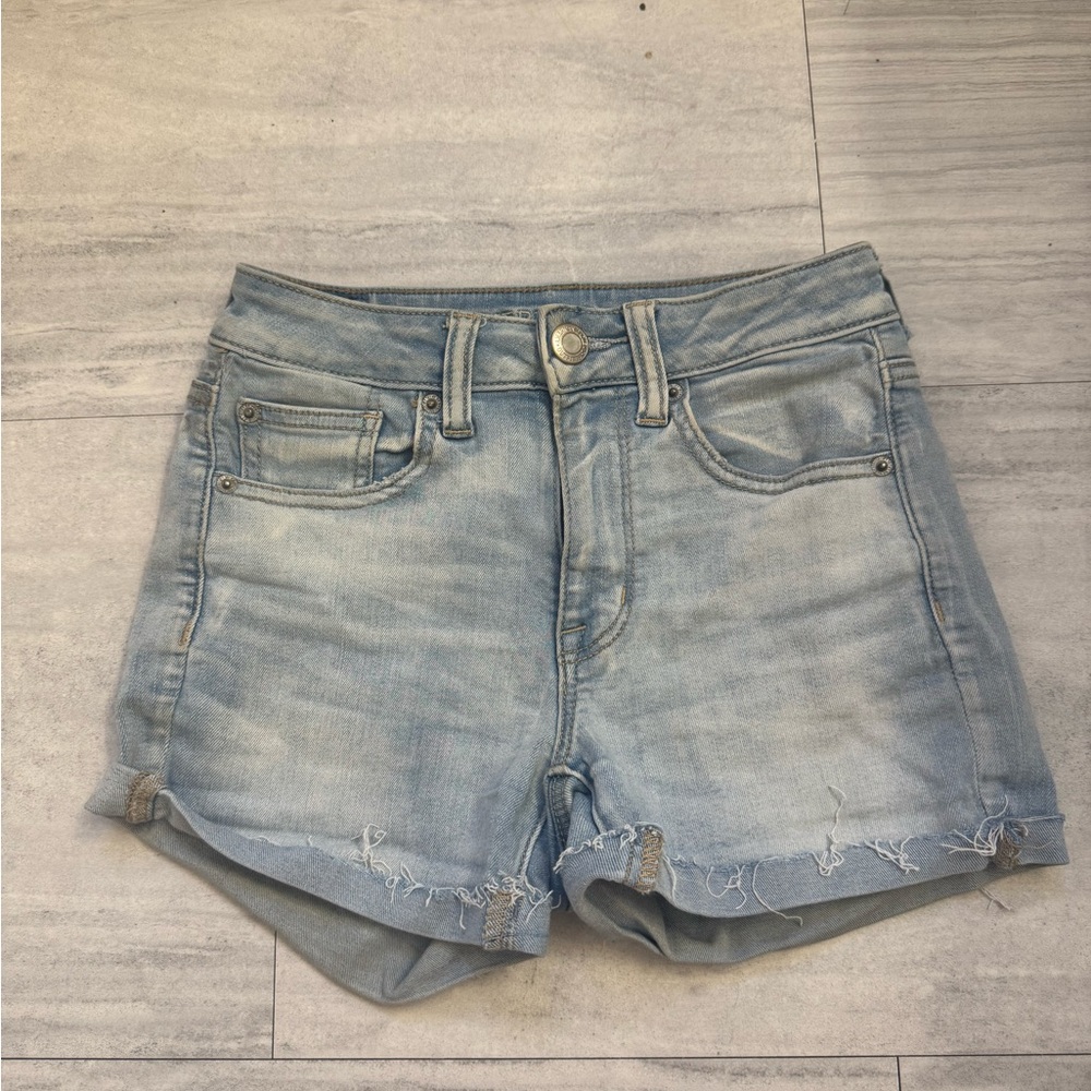 American Eagle Outfitters Light Blue Jean Shorts